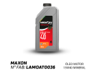 OLEO MOTOR 15W40 MINERAL - MAXON - Cod. PREMIUM MINERAL 15W40 SL 24X1L