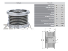 Polia Roda Livre Para Alternador Ford Ka! 1.0 2014/.. - ZEN - Cod. 721