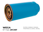Filtro De Combustível Nissan Frontier 2.5 2006/2012 - WEGA - Cod. JFC-197