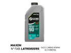 OLEO CAMBIO 80W90 GL5 MINERAL - MAXON - Cod. GEAR ULTRA SAE 80W90 MINERAL