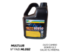 Óleo Da Transmissão Oleo Cambio 80W90 Gl5 - MULT LUB - Cod. ML082