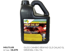 Óleo Do Câmbio Oleo Cambio 85W140 Gl5 - MULT LUB - Cod. GEAR OIL MP SAE 85W140 API GL-5 MINERAL 5L